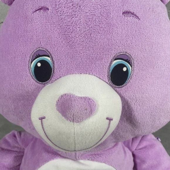 Care Bears Share Bear Purple American Greetings Lollipop 12" Plush 2012 Hasbro - Picture 4 of 9